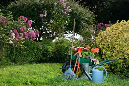 Advanced hedge trimming tools used by professionals in Acton